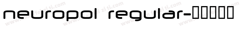 neuropol regular字体转换